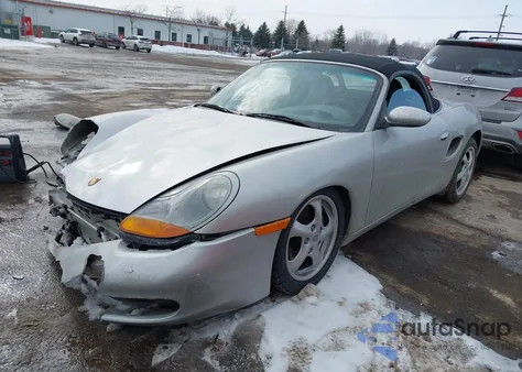 1998 Porsche Boxster z USA, uszkodzony, nr VIN WP0CA2985WU620472